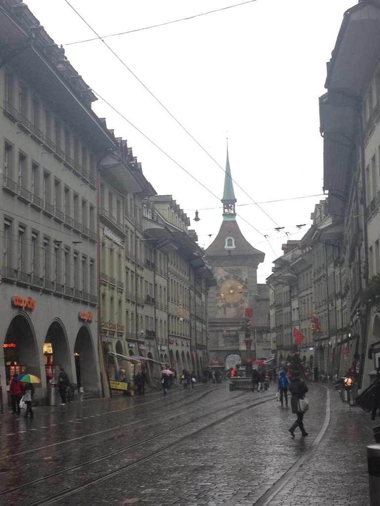 The Zytglogge, a medieval clock tower in the centre of Bern