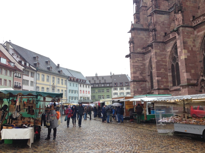 freiburg germany munster markt